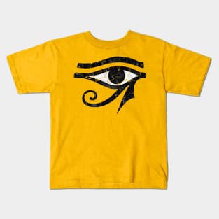 Grunge Eye Of Ra Kids T-Shirt